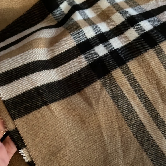 Plaid Cashmere muffler / Scarf - Picture 2 of 3